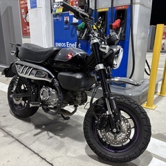 モンキー125/黒/JB03  前後タイヤ新品(オンロード用)の画像