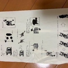 ペット用カート　折りたたみ式　後輪ブレーキ付き　小型犬用の画像