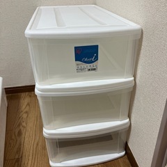 未使用、衣装ケース3つセットの画像