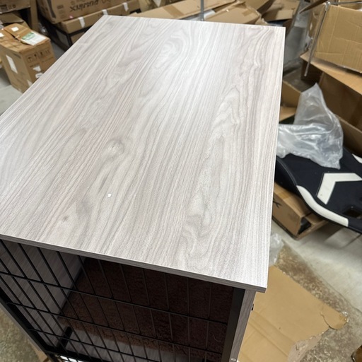 新品 グレー Mサイズ　犬ケージ