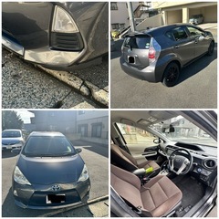 ！アクア!Ｇグレード♫車検R9年1月⭐︎シートヒータ⭐︎ナビ・TV・バックカメラ♫の画像