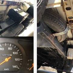 サンバートラック　TT2 4WD 5MT 車検残タップリ　自家塗装済みの画像