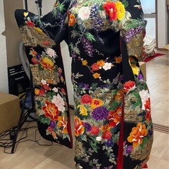花嫁衣装　黒引振袖　本振袖の画像