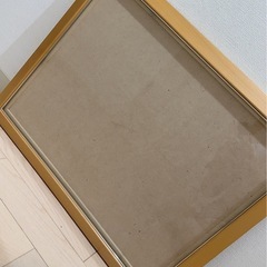 ガラス製 56×45.5cm 額縁 絵の画像