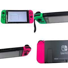186000 現状品 セット♪ Nintendo Switch リングコン ジョイコン コントローラー HAC-001 HAC-022   ネオンレッド グリーン 10点まとめ売り [0000000001909]の画像