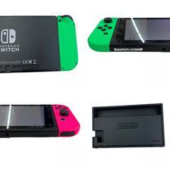 186000 現状品 セット♪ Nintendo Switch リングコン ジョイコン コントローラー HAC-001 HAC-022   ネオンレッド グリーン 10点まとめ売り [0000000001909]の画像
