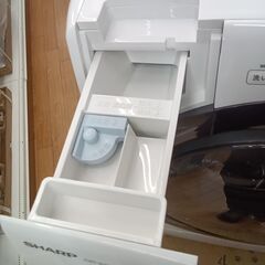 ★ジモティ割あり★ SHARP ドラム洗濯機 ES-S7F-WL 7kg/3.5kg 21年製 動作確認／クリーニング済み TK6779【リユースのサカイつくば店】の画像