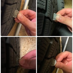 スタッドレス タイヤ＆ホイール4ほ本セット 265/65R17 【ダンロップ ウィンターマックス)】 GUN125ハイラックスの画像