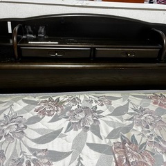 【引き取り限定」】0円　収納ボックス付きダブルベッドの画像