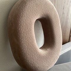 円座クッション　ブラウンの画像