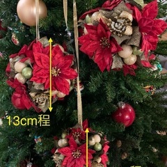 クリスマス 飾り デコレーション 丸×3の画像