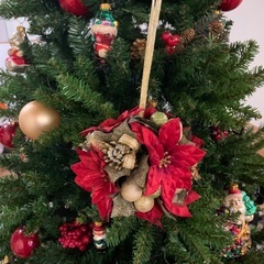 クリスマス 飾り デコレーション 丸×3の画像