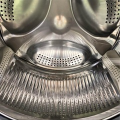 577 アクア　ドラム式洗濯機　高年式　美品　家庭用　8kg 関東　保証込みの画像
