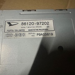 L700 ミラ 純正オーディオの画像