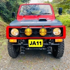 ジムニー　名車JA11 リフトアップ　MT5 4WD ジオランダー