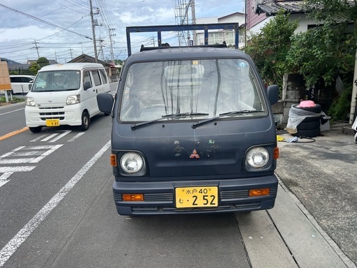 早期購入で値下げ可　H5 三菱　ミニキャブ　軽トラ　クレーン付き　四駆