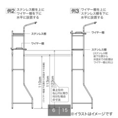 ニトリ ランドリーラック 洗濯機収納棚の画像