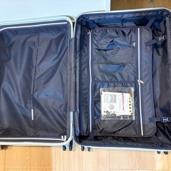 ☆美品☆　拡張ジッパー　キャリーケース　スーツケース　約92L　7日〜長期用の画像