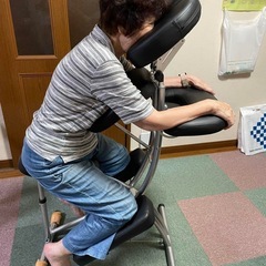 整体　マッサージチェア　折りたたみ式の画像