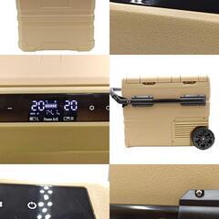 PowerArQ ICEBERG 45L 車載冷蔵庫 ポータブル冷蔵庫 コヨーテタン AQ45L キャンプ アウトドア 車中泊の画像