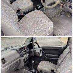 12.3万k 4AT H12年式　スズキジムニー　XA JB23W 4WD パワステ エアコン 検R7.12 修復歴なし 長野 パワーウィンドウ 取説 スペアキーの画像