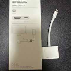 【Apple】純正ライトニングケーブル HDMI 変換アダプタの画像