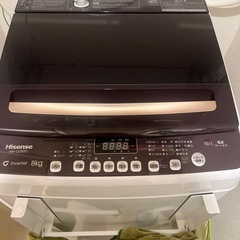 ハイアール冷凍冷蔵庫＆Hisense洗濯機の画像