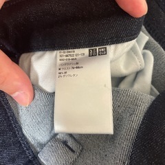 【新古品】UNIQLO デニムセットアップ　Mサイズの画像