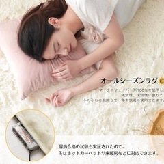 ふわふわラグ カーペット の画像