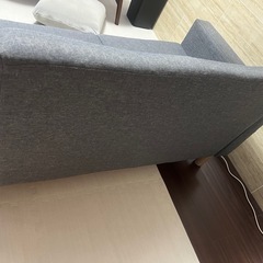 2人掛けソファー(グレー)の画像