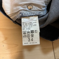 LE DENIM SLOBE ダークブルー ストレートデニムの画像