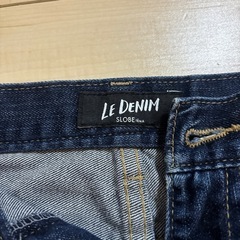 LE DENIM SLOBE ダークブルー ストレートデニムの画像