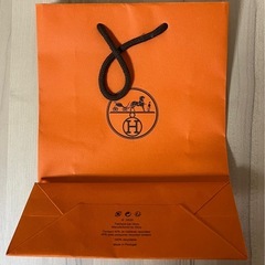 HERMES 紙袋3点セットリボン付きの画像