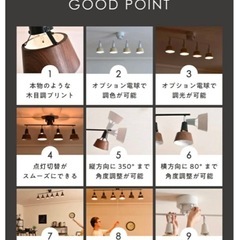 シーリングライト 4灯 VENTOTAの画像