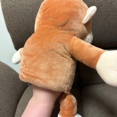 おさるのジョージぬいぐるみパペットの画像
