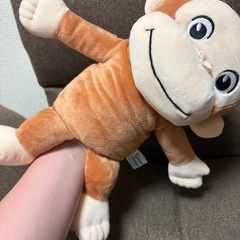 おさるのジョージぬいぐるみパペットの画像