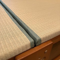中居木工 折りたたみベッド 畳 ワイドシングル ハイタイプ 畳ベッドの画像