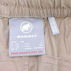 マムート Camie Pants Women クライミングパンツ XS ベージュ 1022-00990 レディース MAMMUT イージーパンツ ジョガーパンツの画像
