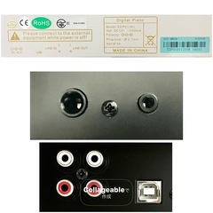 【ほぼ新品】EYS 電子ピアノ EDP01W【無料配送可能】の画像