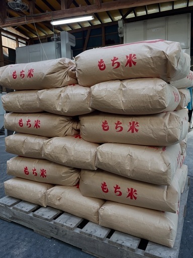 三重の安心食材認定　もち米30㌔玄米！