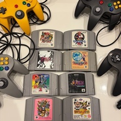 Nintendo 64 ゲーム機　の画像