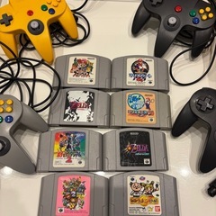 Nintendo 64 ゲーム機　の画像