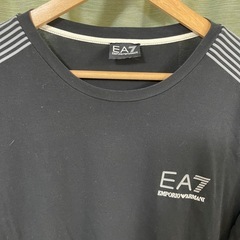EMPORIO ARMANIエンポリオアルマーニ　長袖カットソー EA7サイズM  ロンT 長袖Tシャツ ブラック ARMANIの画像