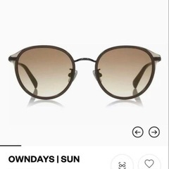 OWNDAYS ブラウンサングラスの画像
