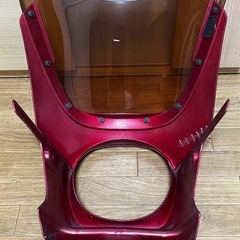 車種不明★バイク用 ビキニカウル スクリーン カウリング 風防 キャンディレッドの画像