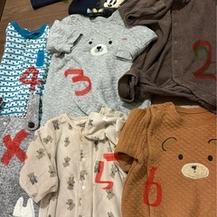 60サイズ冬物　動物の画像