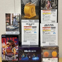 新品未開封　ワンピース　フィギュア　ルームライト　8点セット　キングオブアーティスト　DXF MAXIMATIC ソフビメイト　フィグライフ　KOA ルフィ　ハンコック　サボ　バスターコールの画像