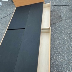 シングルベッドとマットセットの画像