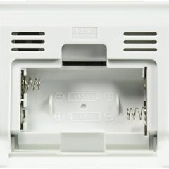 リズム(RHYTHM) 目覚まし時計 電波時計 温度計・湿度計付きの画像