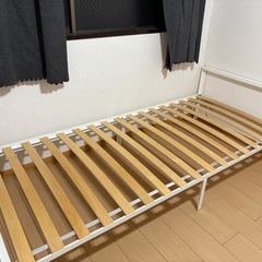 IKEAシングルベッド マットレスセットの画像